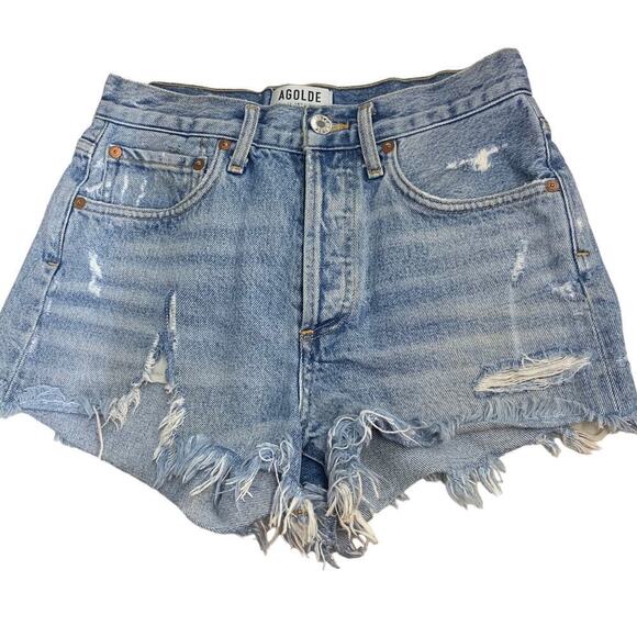 AGOLDE Parker Vintage Cut Off Short Swapmeet SZ XXS - Picture 2 of 11